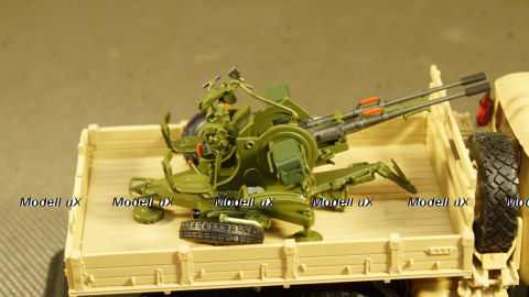 Зил-131 с зенитной установкой, бежевый, TruckTyr 1:43