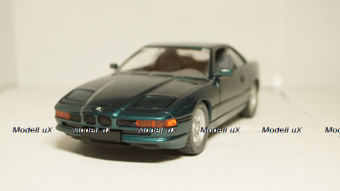 BMW 850i 1996 greenmetallic, Schabak 1:24