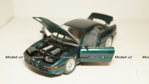 BMW 850i 1996 greenmetallic, Schabak 1:24