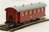 Вагон пассажирский красный, HO (1:87)