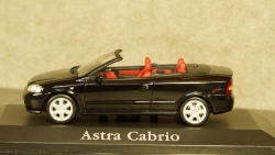 Opel Astra G Cabrio Convertible black, 9121877, Minichamps 1:43