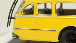 Magirus Deutz O6500 German Federal Post Office yellow, Schuco 1:43