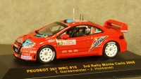 Peugeot 307 WRC No.16, Rally Monte Carlo Gardemeister/Honkanen 2006, IXO, RAM211 1:43