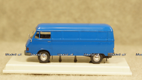 Mercedes L 206D box wagon blue, Brekina 1:87 