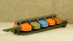 Полуприцеп-автовоз для транспортировки готовой продукции Серпуховский Мотоциклетный Завод 1955г., TruckTyr 1:43