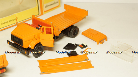 Зил 4331 борт с прицепом, на запчасти, СЕН 1986, оранж, 1:43