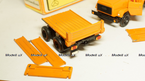 Зил 4331 борт с прицепом, на запчасти, СЕН 1986, оранж, 1:43