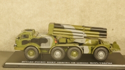 ЗИЛ-135ЛМ Ураган на шасси 9П140 РСЗО 9К57, SSM5005, SSM 1:43