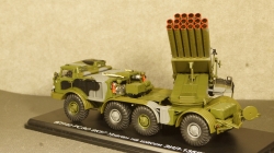 ЗИЛ-135ЛМ Ураган на шасси 9П140 РСЗО 9К57, SSM5005, SSM 1:43