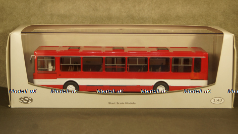 Лиаз 5256 белый/красный, SSM4021, SSM 1:43