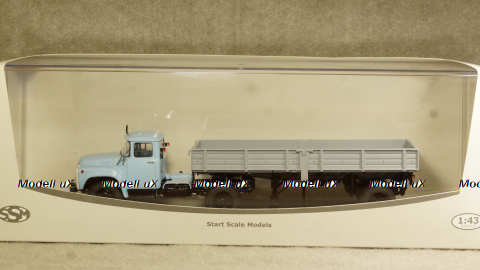 Зил 130В1 с п/п ОДАЗ-885 голубой/серый, SSM7001