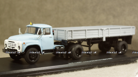 Зил 130В1 с п/п ОДАЗ-885 голубой/серый, SSM7001