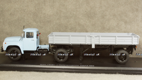 Зил 130В1 с п/п ОДАЗ-885 голубой/серый, SSM7001