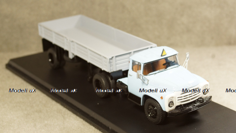 Зил 130В1 с п/п ОДАЗ-885 голубой/серый, SSM7001