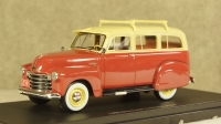 Chevrolet 3100 Suburban Maroon & Cream 1951, EMUS43085A, ESVAL Model 1:43