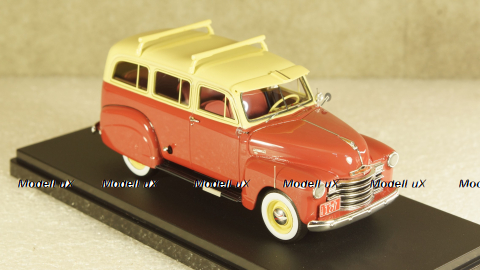 Chevrolet 3100 Suburban Maroon & Cream 1951, EMUS43085A, ESVAL Model 1:43