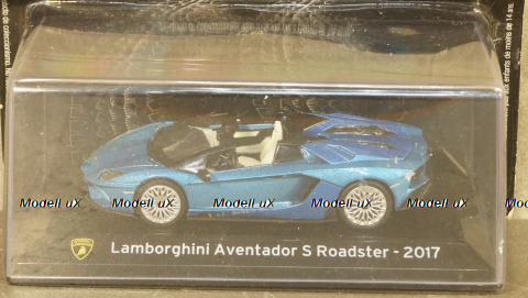 Lamborghini Aventador S Roadster 2017 lightblue-metallic, Altaya 1:43