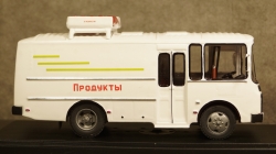 ПАЗ-37981 "Продтовары" рефрижераторный фургон 1997г., Алник43 1:43