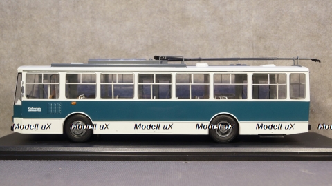 Skoda 14tr white/dunkelgrün Eberswalde, PCL47066, Premium Classixxs 1:43