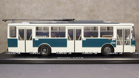 Skoda 14tr white/dunkelgrün Eberswalde, PCL47066, Premium Classixxs 1:43