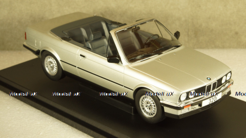 BMW 320i (E30) Convertible Silver 1985, 18152, MCG 1:18