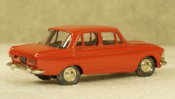 Москвич 408 красный Август 1989, Тантал/Радон 1:43 