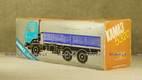 Камаз 5320 бортовой серый/красный, Арек 1:43