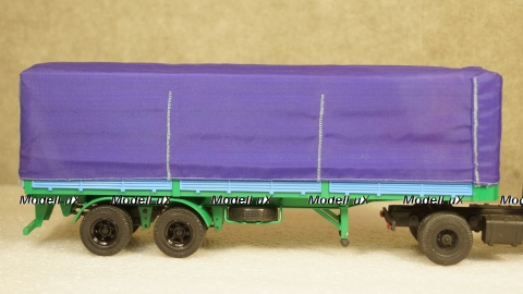 МАЗ-5205А полуприцеп с тентом, Viko models 1:43