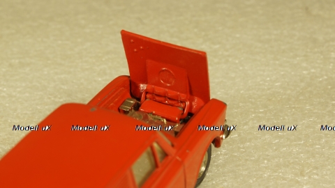 Москвич 434 А6 красный, Тантал/Радон 1:43