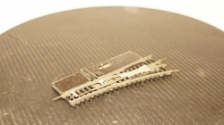 Стрелка правая металл, Berliner-TT-Bahnen, масштаб TT (1:120)   