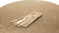 Стрелка правая металл, Berliner-TT-Bahnen, масштаб TT (1:120)   