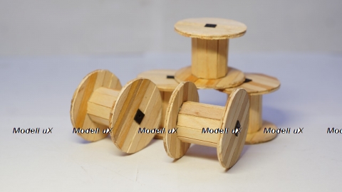 Катушка для кабеля деревянная, 1:43