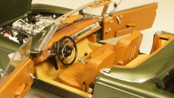 Mercedes 280 SL W113 со сьемным тентом 1966 greenmetallic, Schuco 1:18