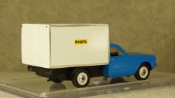 Газ-24 будка, сине/белый, Алник43 1:43