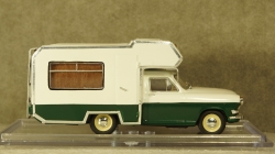 Газ-21 кемпинг, третья серия бело/зеленый, Алник43 1:43