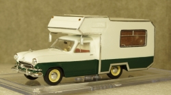 Газ-21 кемпинг, первая серия бело/зеленый, Алник43 1:43