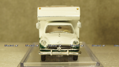 Газ-21 кемпинг, первая серия бело/зеленый, Алник43 1:43