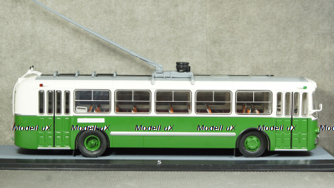 ЗИУ-5 бело-зелёный маршрут №1, 04006F, Classicbus 1:43