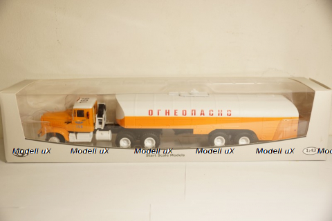 КРАЗ 258 с полуприцепом цистерной ТЗ-22 Аэрофлот, SSM7027 1:43