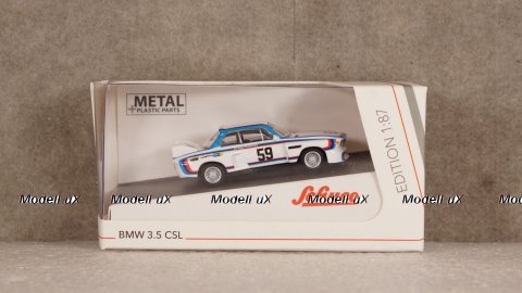 BMW CSL 3.5 #59 36/144 LAG BMW Motorsport 59, Schuco 1:87