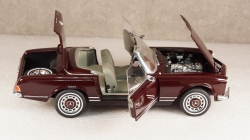 Mercedes 280 SL weinrot, 450035800, Schuco 1:18