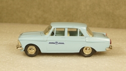 Москвич 408 Такси голубой, Тантал/Радон 1:43 