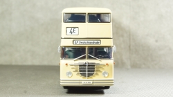 Bussing D2U double decker Miele 1958 beige, Minichamps 1:43