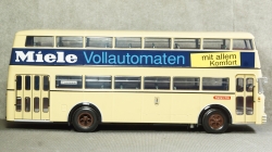 Bussing D2U double decker Miele 1958 beige, Minichamps 1:43