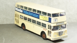 Bussing D2U double decker Miele 1958 beige, Minichamps 1:43
