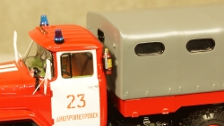 Зил 131, Автомобиль дымоудаления, Днепропетровск 1989 г., Казань 1980 г., TruckTyr 1:43