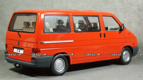Volkswagen T4 Caravelle red, KK-Scale 1:18