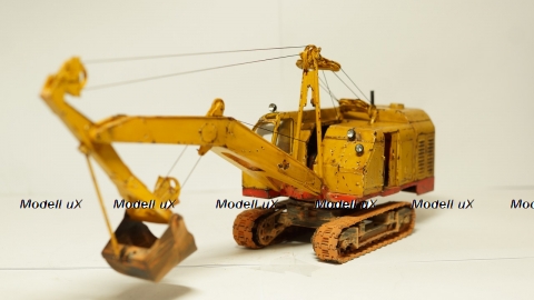 Экскаватор Э-10011Д 1975 со следами эксплуатации, ТРЭКС 1:43