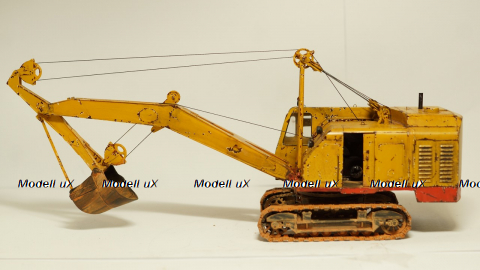 Экскаватор Э-10011Д 1975 со следами эксплуатации, ТРЭКС 1:43