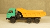Камаз 5511 самосвал зелёный/оранжевый, Арек 1:43